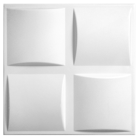 Prikaz zidnih panela od stiropora PLED WHITE