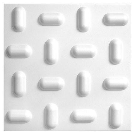 Prikaz zidnih panela od stiropora TABS WHITE