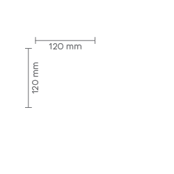 Prikaz tehničkog crteža dekorativnog ugla BW 11