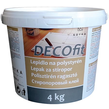 DECOFIT 4 kg - lepkovi Prikaz pakovanja lepka DECOFIT od 4 kg