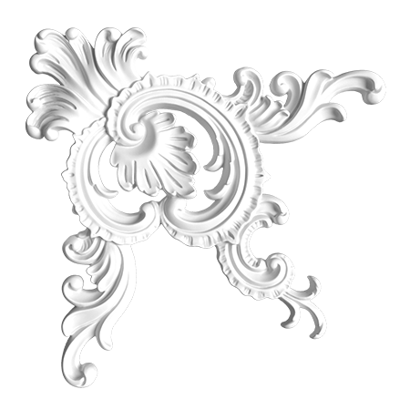 Prikaz ornament ugla od stiropora O 4