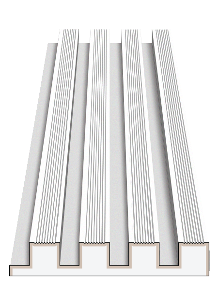 LINES M - zidni paneli od stiropora Prikaz zidnih panela od stiropora LINES M